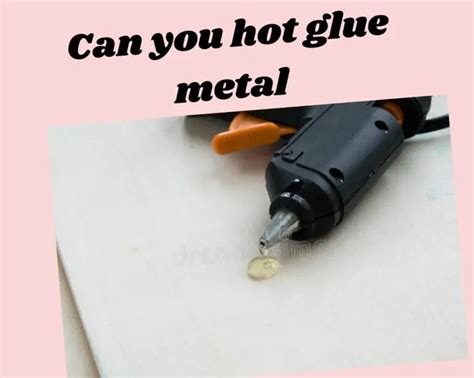 Can you hot glue aluminum foil?